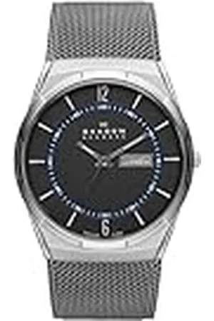 Skagen Melbye reloj para hombre, movimiento de cuarzo con correa de acero o piel, , 40MM