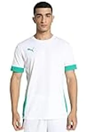 PUMA TeamGOAL Matchday Jersey, Camiseta de Futbol Adultos Unisex, White-Sport Green