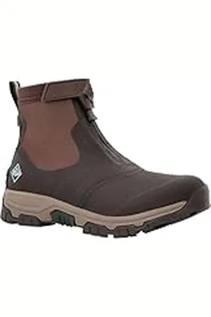 Muck Apex Mid Zip, Botas de Lluvia Hombre, Brown, 43 EU