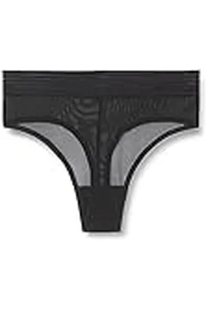 Triumph Mujer Tempting Sheer Highwaist String, Briefs, Black, XL