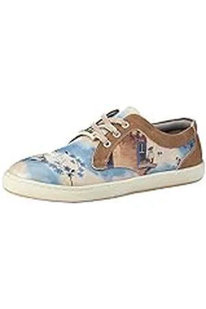 Dogo Cord, Zapatos Planos de Mujer, Todo Bien, Zapatos Veganos Estampados,36 EU