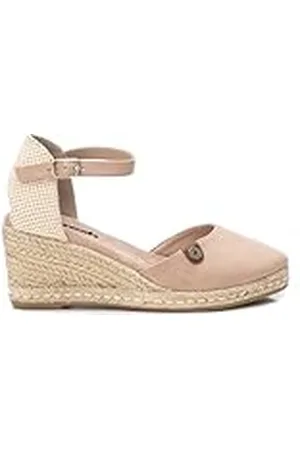 Refresh Sandalias con Cuña Mujer Beige - Calzado Cómodo y Versátil - Moda casual - Modelo 17188202 (Talla 40)
