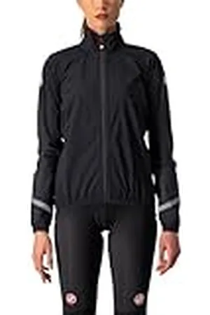 Castelli Emergency 2 W Rain Jacket, Mujer, Negro Claro, M
