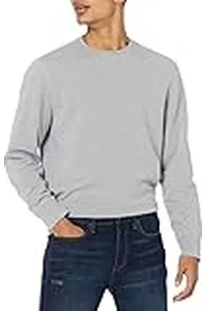 Amazon Sudadera Ligera de Felpa con Cuello Redondo y Manga Larga Hombre, , L