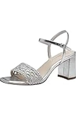 Tamaris Mujer 1-28055-42, Sandalia con talón, Plata, 35 EU