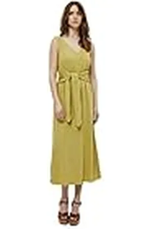 DESIRES Dixie Vestido Sin Mangas Con Lazo A Media Pantorrilla para Mujer, , XS