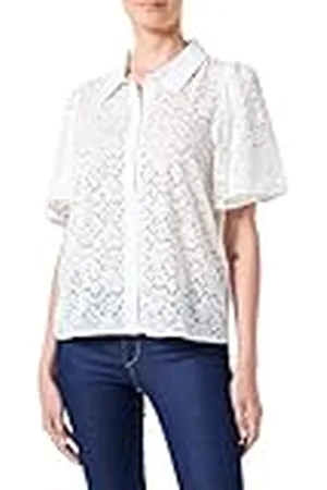 VILA VIJONIA 2/4 Lace Shirt /1#3 Camiseta sin Mangas, , L para Mujer