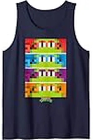 Teenage Mutant Ninja Turtles TMNT Retro Videojuego Raph Leo Donnie & Mikey Camiseta sin Mangas