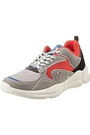 U.S. Polo Assn. Arvan1, Zapatillas de Gimnasia Hombre, Multicolor (Grey/Red 009), 42 EU