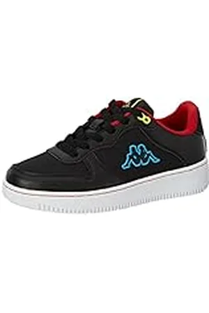 Kappa Logo Maserta Kid, Zapatillas deportivas Unisex niños, Negro (Black-Red), 30 EU