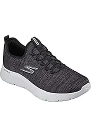 Skechers Gowalk Flex-Athletic Slip-on Casual Walking Shoes with Air Cooled Foam Sneakers, Zapatillas Hombre, Negro/Blanco 2, 45 EU
