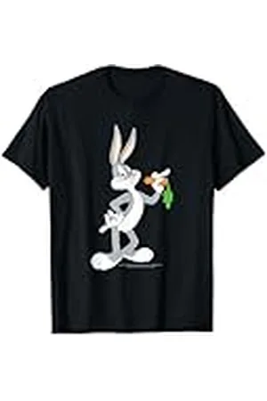 LOONEY TUNES Bugs Bunny Comiendo Una Zanahoria Camiseta