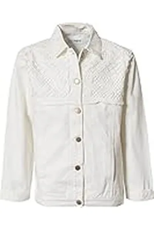 Desigual Chaq_Clavel Chaqueta Vaquera, White, 2021-05-06T00:00:00.000Z Chicas