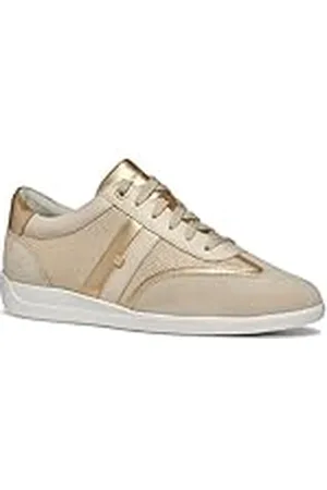 Geox D Myria B, Zapatillas Mujer, Lt Gold/Lt Taupe, 41 EU