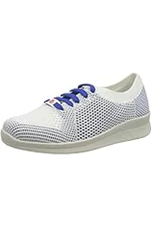 Berkemann Eila, Zapatillas Mujer, Weiß/Blau, 41.5 EU