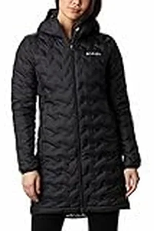 Columbia Delta Ridge Long Down Jacket, Chaqueta De Plumas Acolchada para Mujer, , Talla XS
