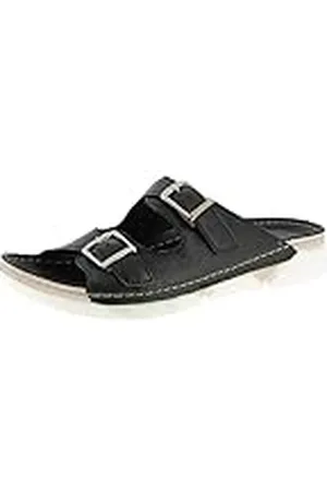 Andrea Conti Zuecos de Material Cuero Mujer 0521700, Talla:38 EU, Color: