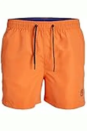 JACK & JONES PLUS JPSTFIJI JJSWIM Solid SN PS - Bañador para Hombre, Naranja, 44