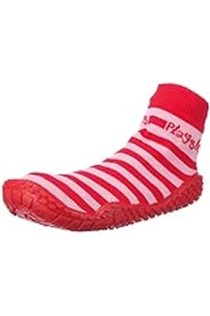Playshoes Zapatillas de Playa con protección UV Raya, Zapatos de Agua, Unisex niños, Rojo/Rosa (Red/Pink), 18/19 EU