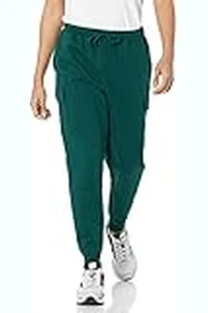 Amazon Pantalón Deportivo Jogger Cargo de Forro Polar Hombre, , XS