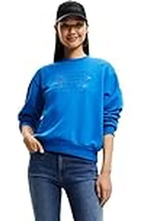 Desigual Azulelectric Sweat_Mambo 5063 Electric Sudadera, L para Mujer