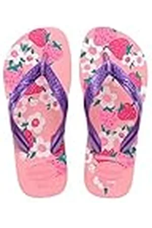 Havaianas Flores, Chanclas, para Unisex niños, Rosa (Rosa Macarrón), 23/24 EU