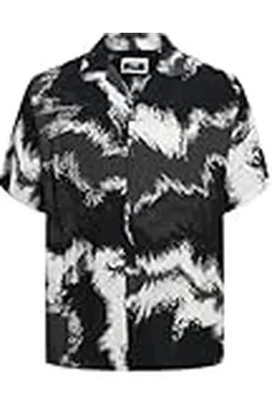 JACK & JONES Jcojeff AOP Resort Shirt SS Relax Camisa de Manga Corta, , M Hombres