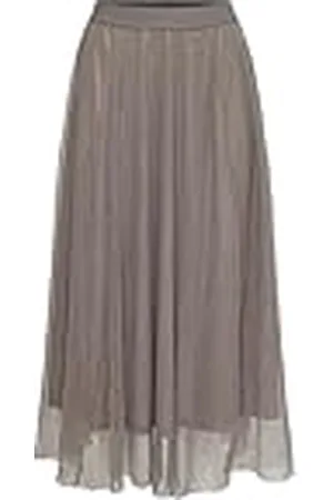 ONLY Maxi Falda Mujer Elegante Cintura Elástica y Plisada Moda y Comodidad, Color: , Talla:M