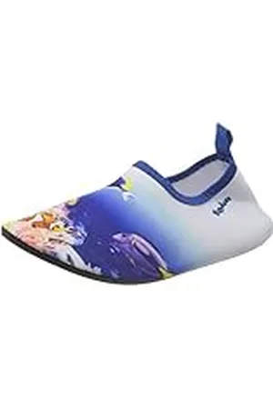 Playshoes Uv-schutz Barfuß-schuh Unterwasserwelt, Zapatillas Impermeables, Unisex niños, Multicolore (Multicolor), 22/23 EU
