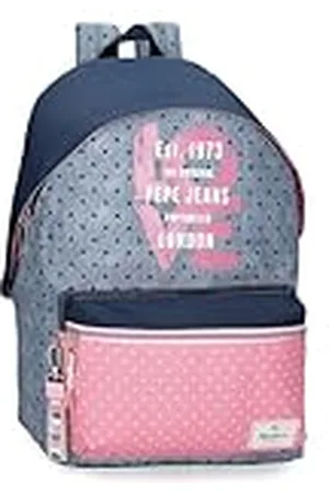 Pepe Jeans Noni Mochila Escolar Adaptable a Carro Multicolor 31x42x17,5 cms Poliéster 22,79L by Joumma Bags