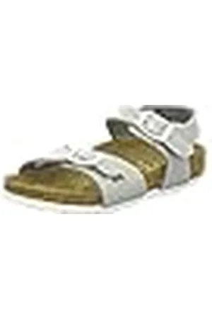 Birkenstock Rio, Sandalia con Pulsera Niñas, Plateado (Magic Galaxy Silver), 26 EU Estrecho