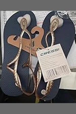 Cressi Marbella Chanclas para Mujer, Azul/Plata, 41/42