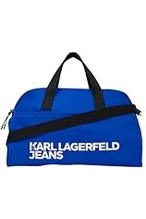 Karl Lagerfeld Nylon GYMBAG, Azul, Blue - Bolsa de deporte (nailon), color azul