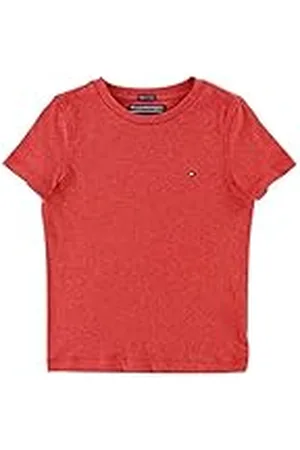 Tommy Hilfiger Boys Basic Cn Knit S/S Kb0kb04140 Camisetas de Punto, , 92 Niños