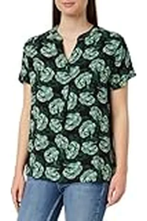 Timezone Printed Simple Blouse Blusas, , L para Mujer