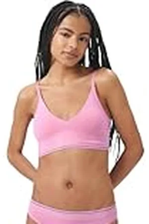 Florence By Mills Cozy Crush Seamless Triangle Bralette Triangular, Opaco, , L para Mujer
