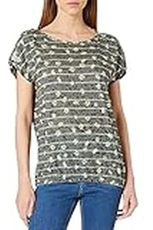 CECIL 316209 Camiseta, Utility Olive, L para Mujer