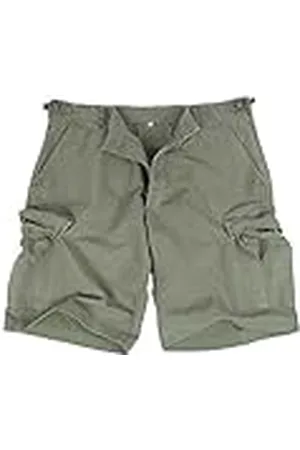 Mil-tec US Shorts lavé con Ripstop (Oliva/M)