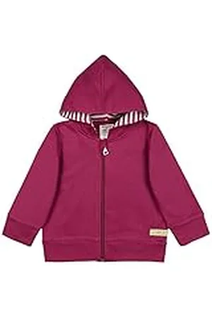 loud + proud Chaqueta con Capucha, Certificado Gots, Orchid, 122-128 Unisex niños