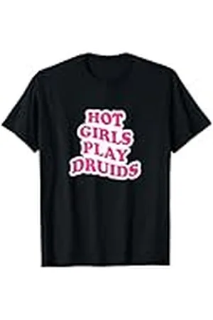 Fantasy Chicas Calientes Juegan Druidas Camiseta