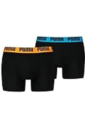 PUMA Calzoncillos Tipo bóxer para Hombre, cómodos, elásticos, Paquete de 10 Unidades, , XL