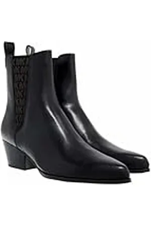 Michael Kors Kinlee Bootie, Ankle Boots Mujer, Black/Brown, 37 EU