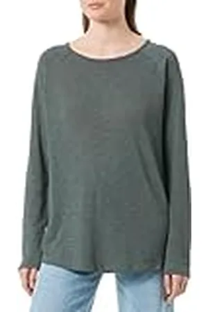 QS by s.Oliver Green 40 - Camiseta de Manga Larga para Mujer, , 42