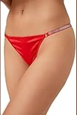 Koton Christmas Themed Brazilian Sateen Glitz Stone Detail Panties, Bragas De Las Mujeres,