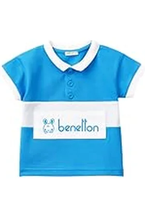 Benetton Camiseta Polo M/M 3088a3004 Camisa, , 62 cm Unisex bebé