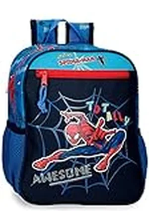 Marvel Spiderman Totally awesome Mochila Preescolar Adaptable a Carro 23x28x10 cms Poliéster 6,44L
