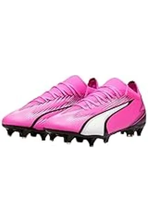 PUMA Ultra Match MXSG, Soccer Shoe Hombre, Poison Pink White Black, 45 EU