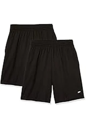 Amazon Pantalón corto holgado, técnico y de estilo deportivo (disponible en tallas grandes y largos especiales) Hombre, Pack de 2, , 6XL Grande
