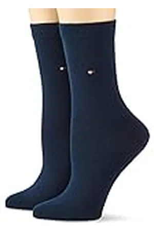 Tommy Hilfiger 371221 Calcetines, Mujer, Azul (Midnight Blue 563), 39/42 (Tamaño del fabricante:039)