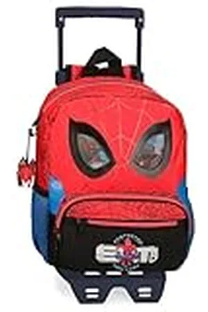 Marvel Spiderman Protector Mochila Preescolar con Carro 23x28x10 cms Poliéster 6,44L